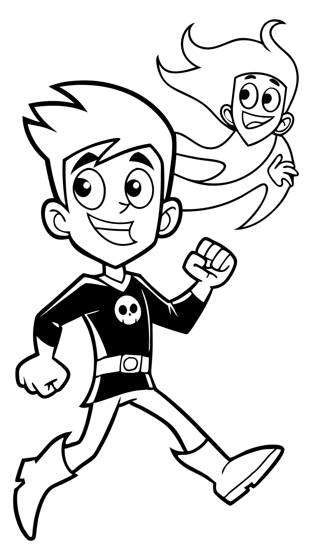 Páginas para colorear de Danny Phantom